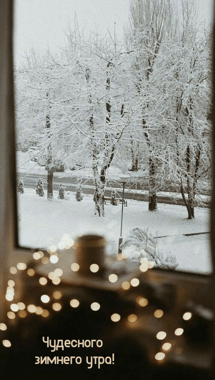 Чудесного зимнего утра!