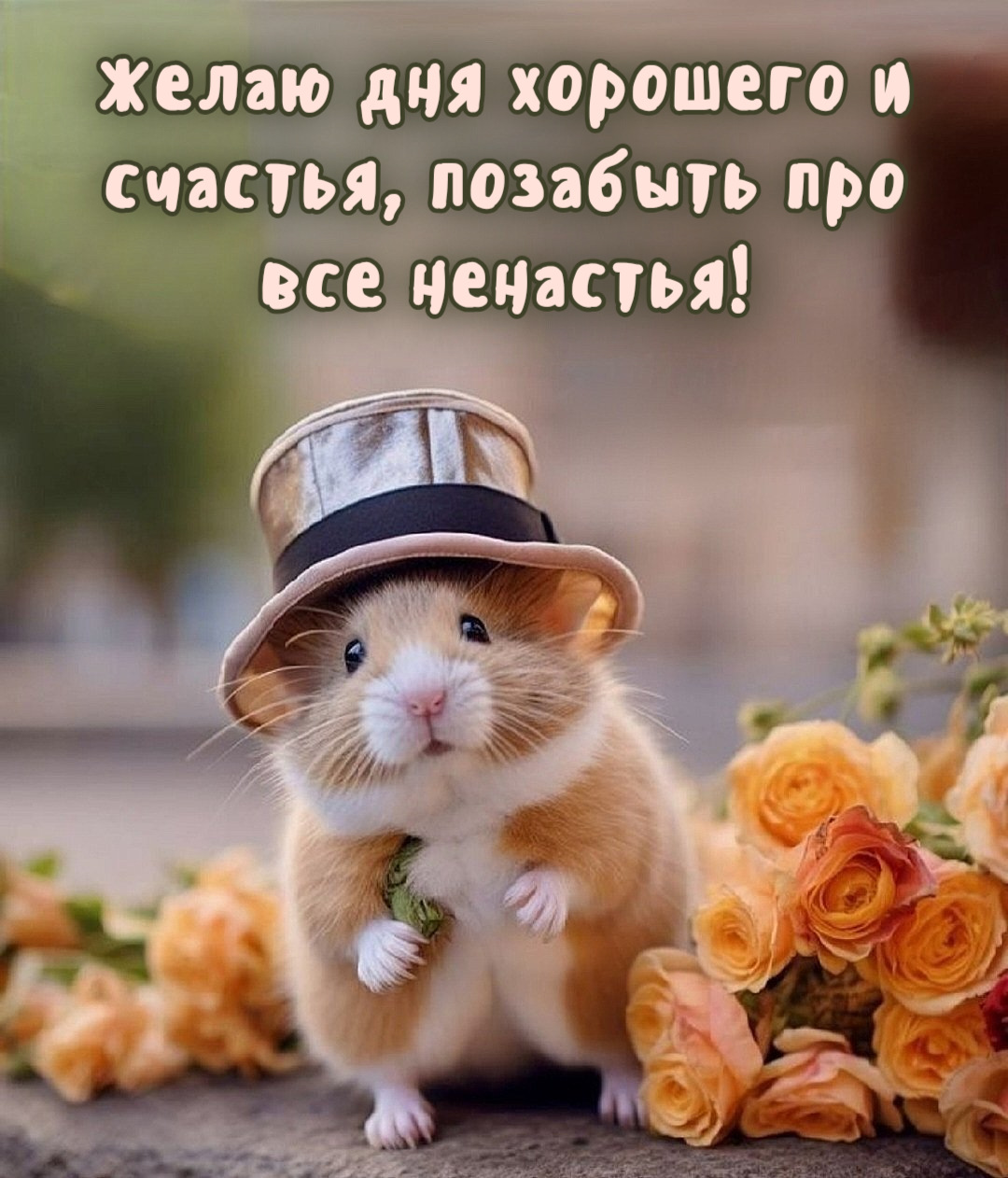 Желаю дня хорошего и счастья, позабыть про все ненастья!