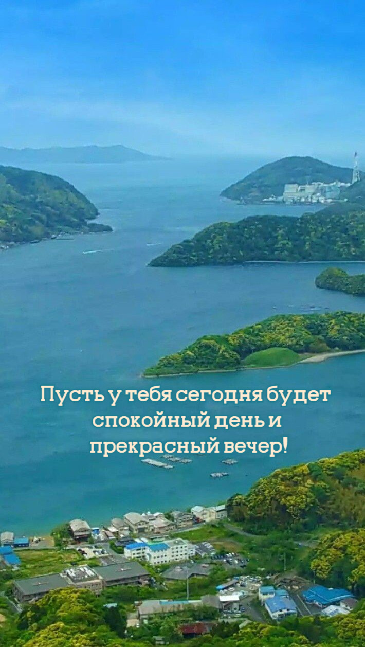Пусть у тебя сегодня будет  спокойный день и  прекрасный вечер!