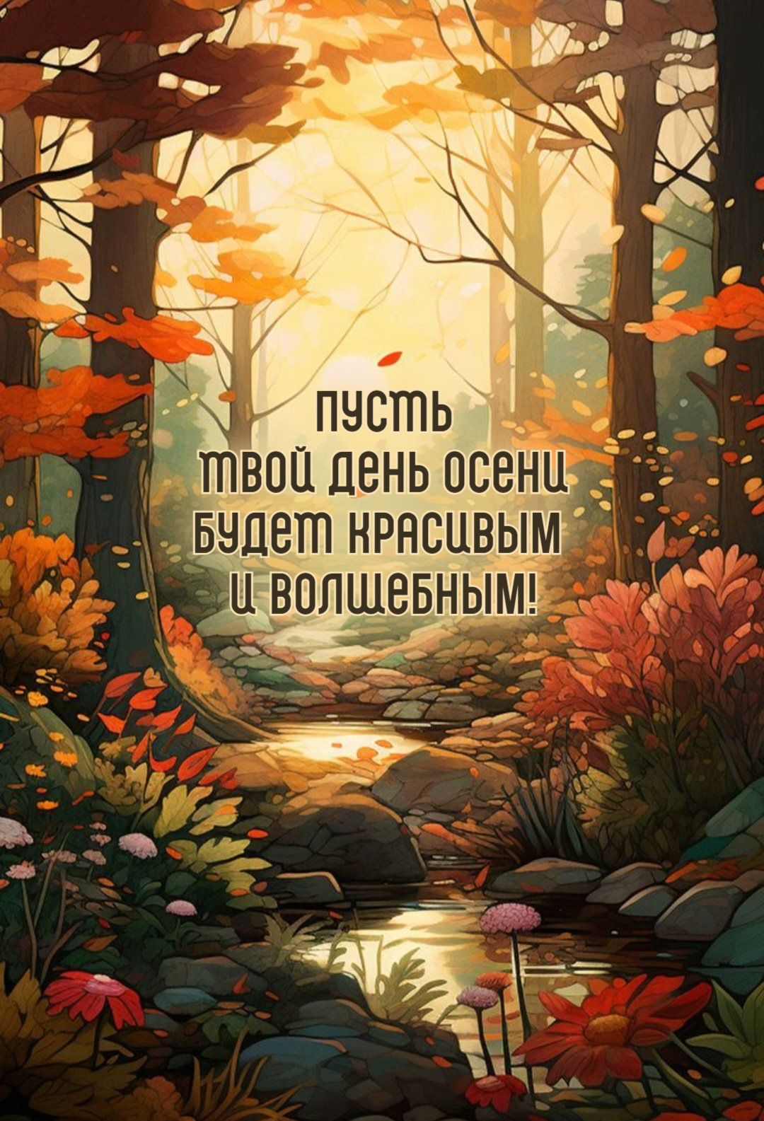 Пусть твой день осени будет красивым  и волшебным!