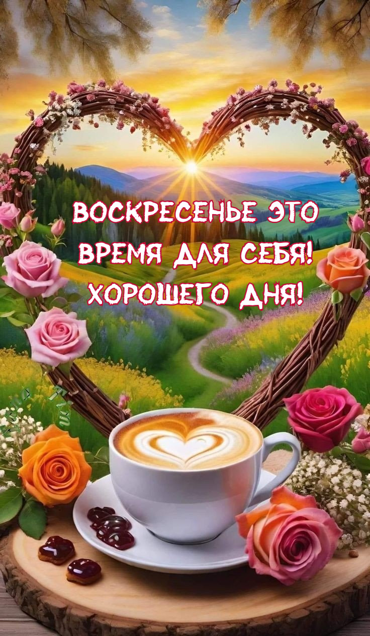 Воскресенье это Время для себя! Хорошего дня!