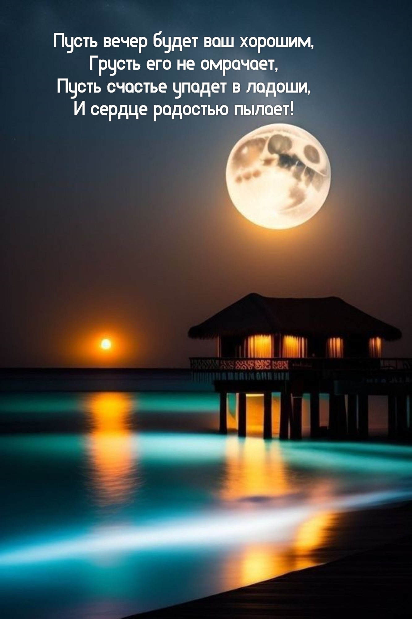 Пусть вечер будет ваш хорошим