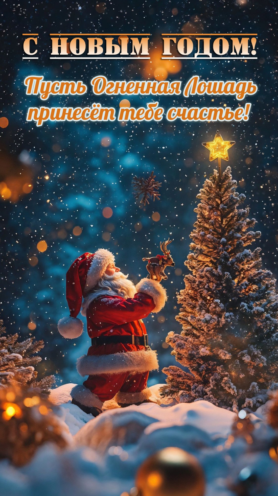 Пусть Огненная Лошадь принесёт тебе счастье!