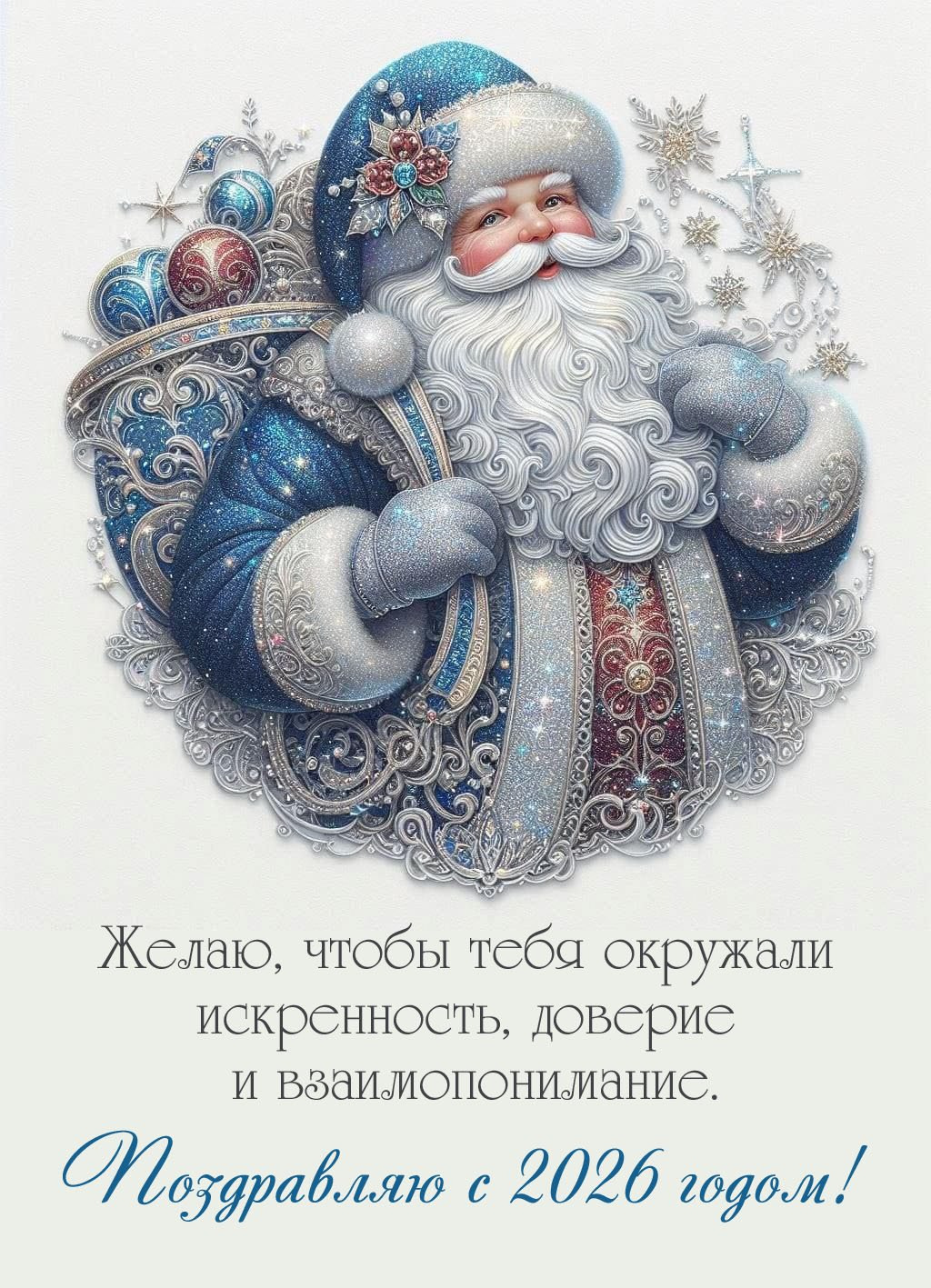 Желаю, чтобы тебя окружали искренность, доверие и взаимопонимание.