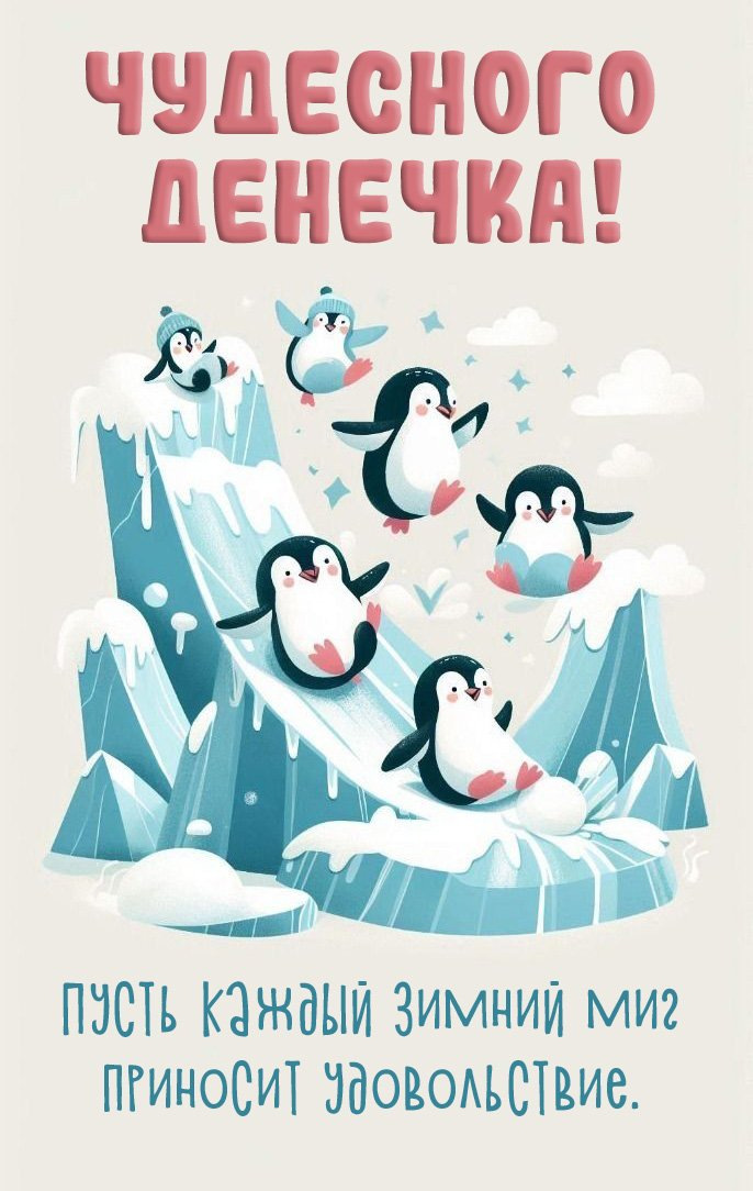 Пусть каждый зимний миг приносит удовольствие.